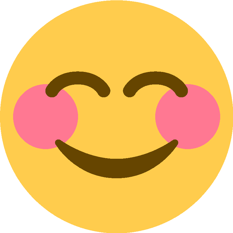 Sticker Smiling Face With Smiling Eyes