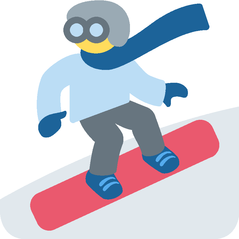 Sticker Snowboarder