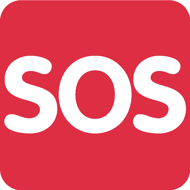 Sticker SOS Button