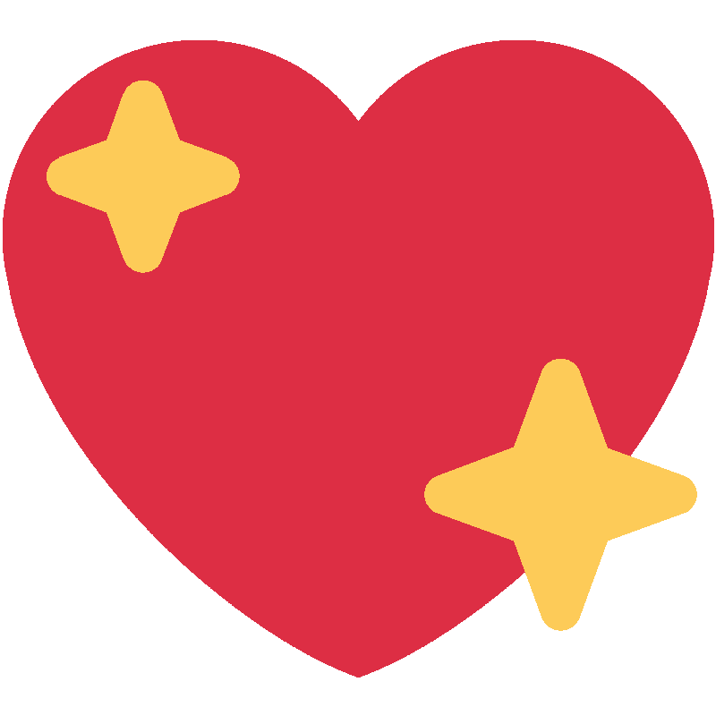 Sticker Sparkling Heart