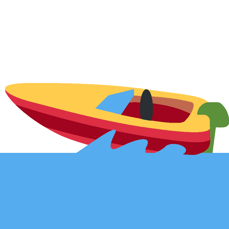 Sticker Speedboat