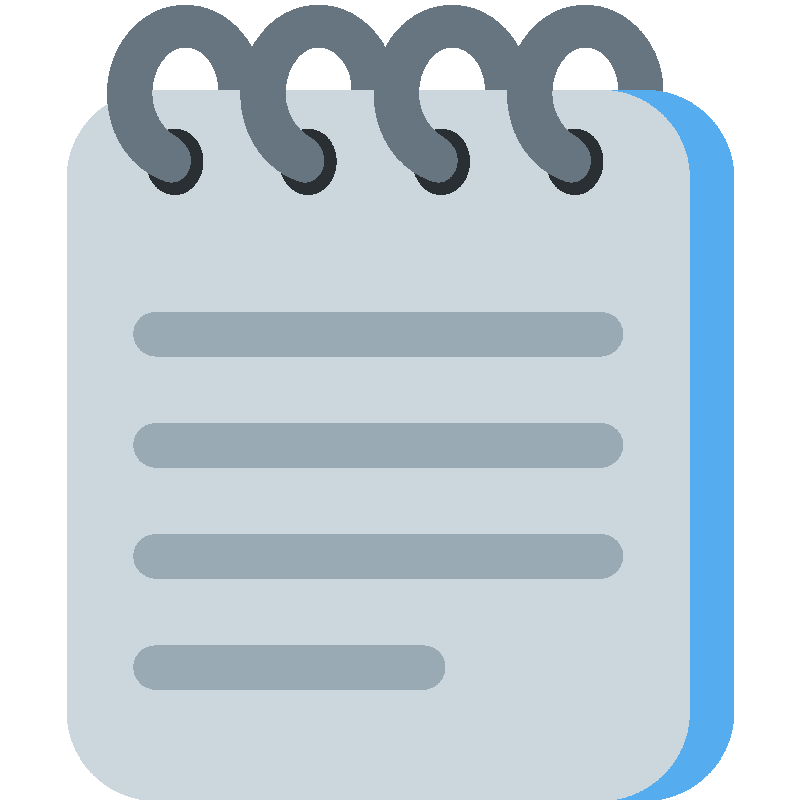 Sticker Spiral Notepad