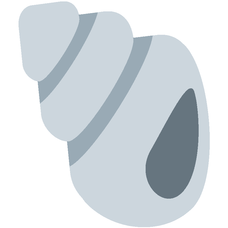 Sticker Spiral Shell