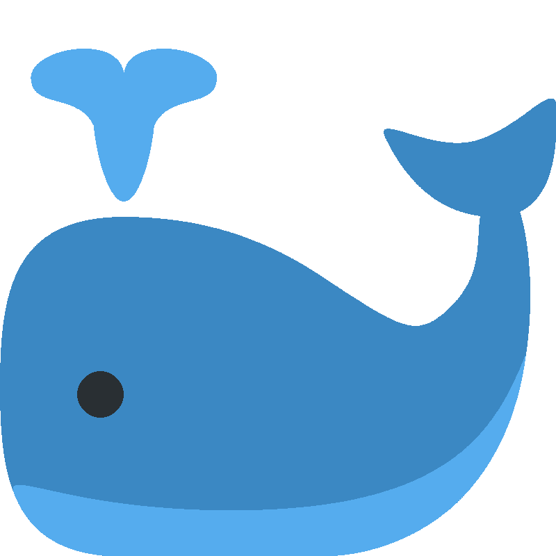 Sticker Spouting Whale