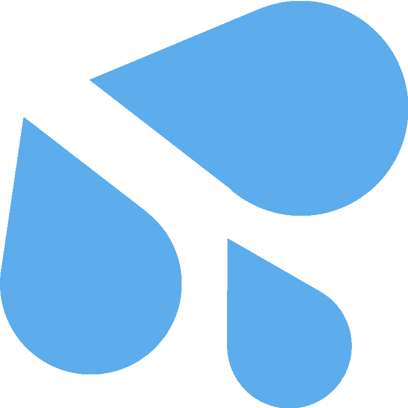 Sticker Sweat Droplets