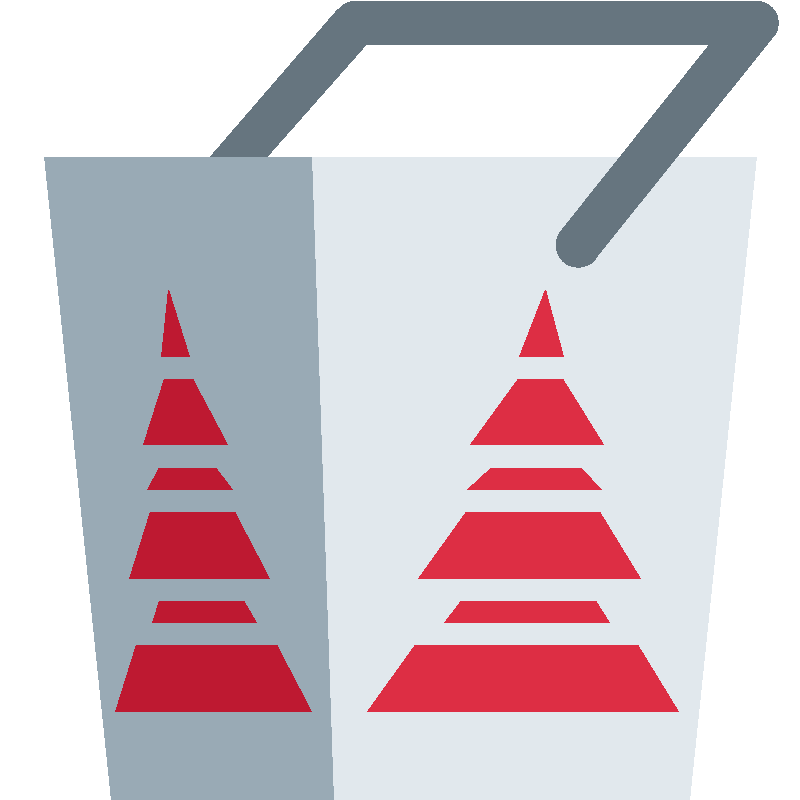 Sticker Takeout Box
