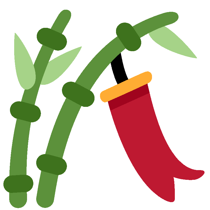 Sticker Tanabata Tree