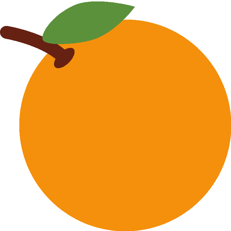 Sticker Tangerine