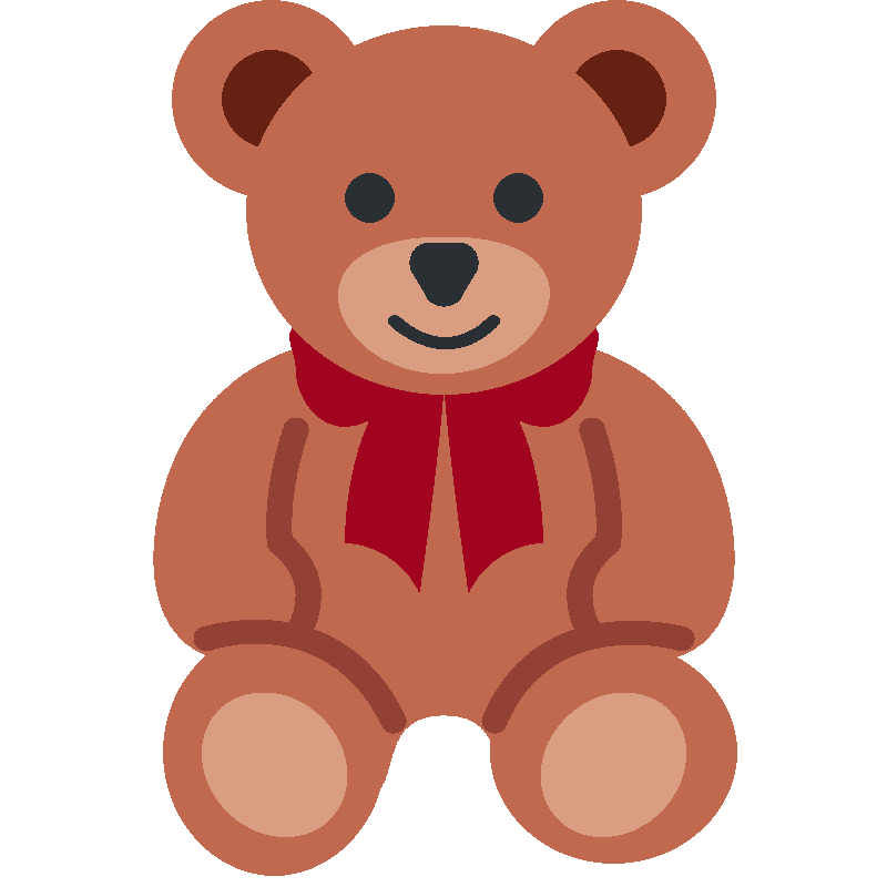 Sticker Teddy Bear