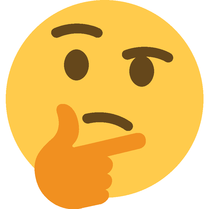 Sticker Thinking Face