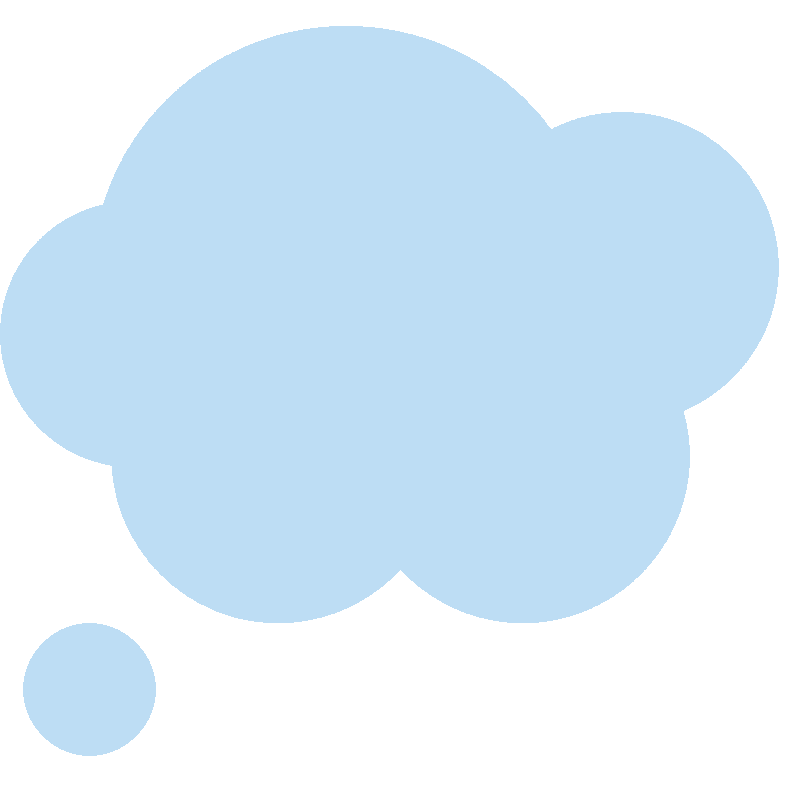 Sticker Thought Balloon