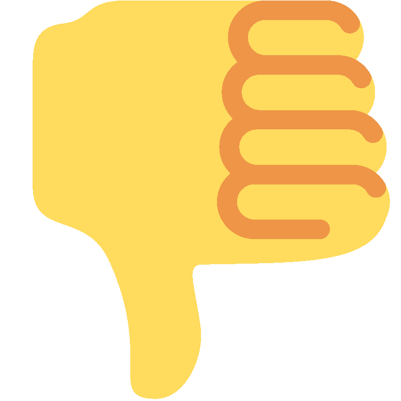Sticker Thumbs Down
