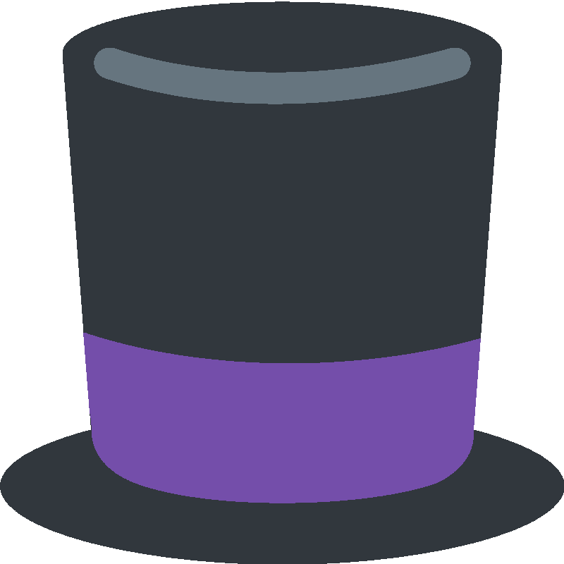 Sticker Top Hat