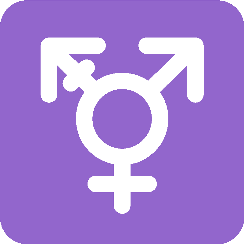 Sticker Transgender Symbol