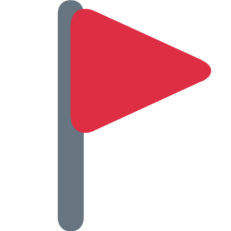 Sticker Triangular Flag