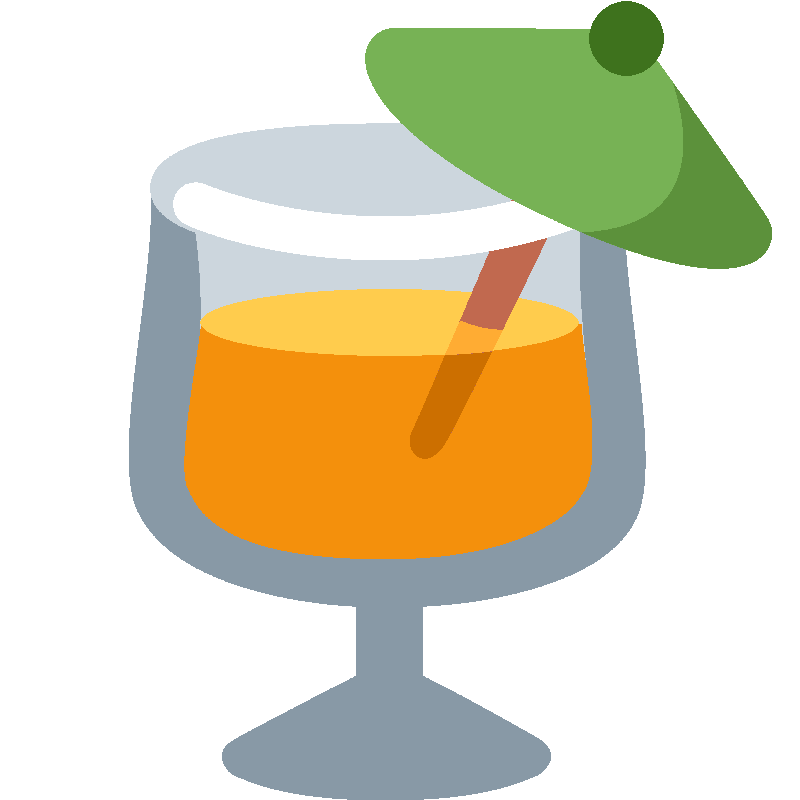 Sticker Tropical Drink