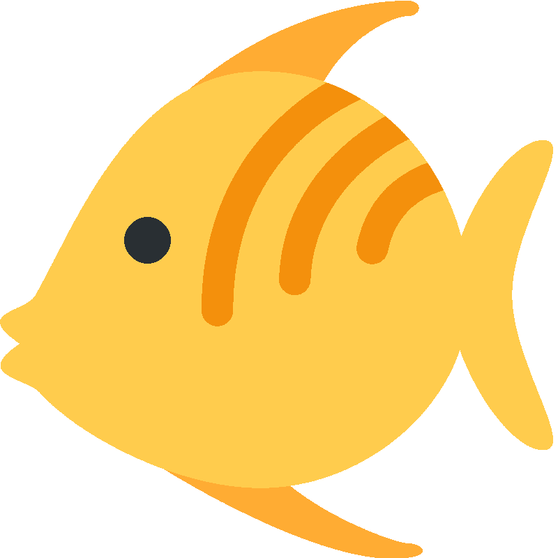 Sticker Tropical Fish
