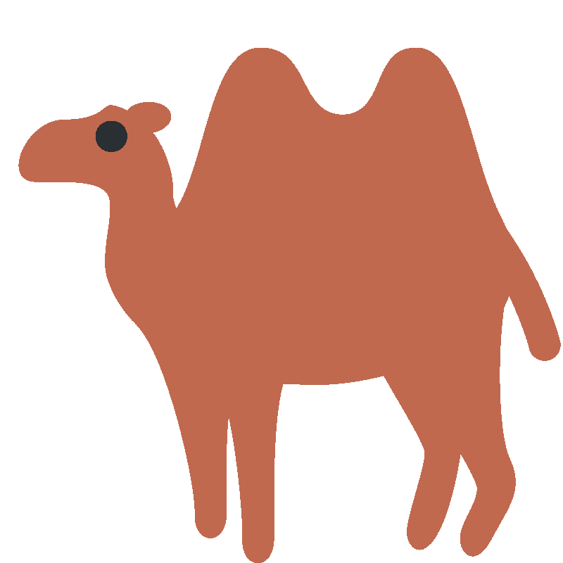 Sticker Two-hump Camel