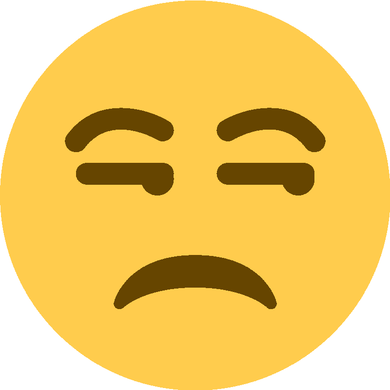 Sticker Unamused Face