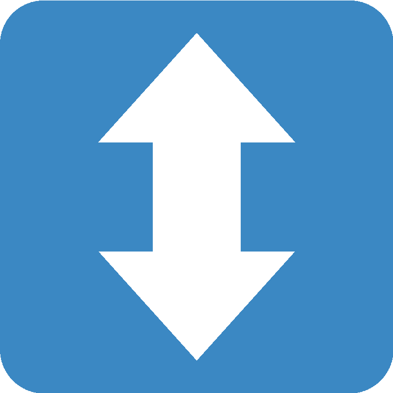 Sticker Up-down Arrow