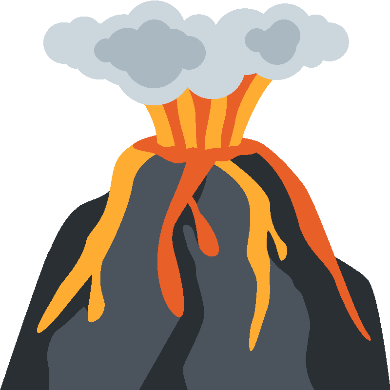Sticker Volcano