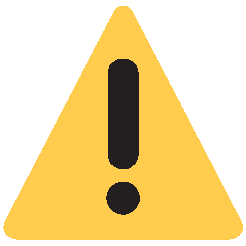 Sticker Warning
