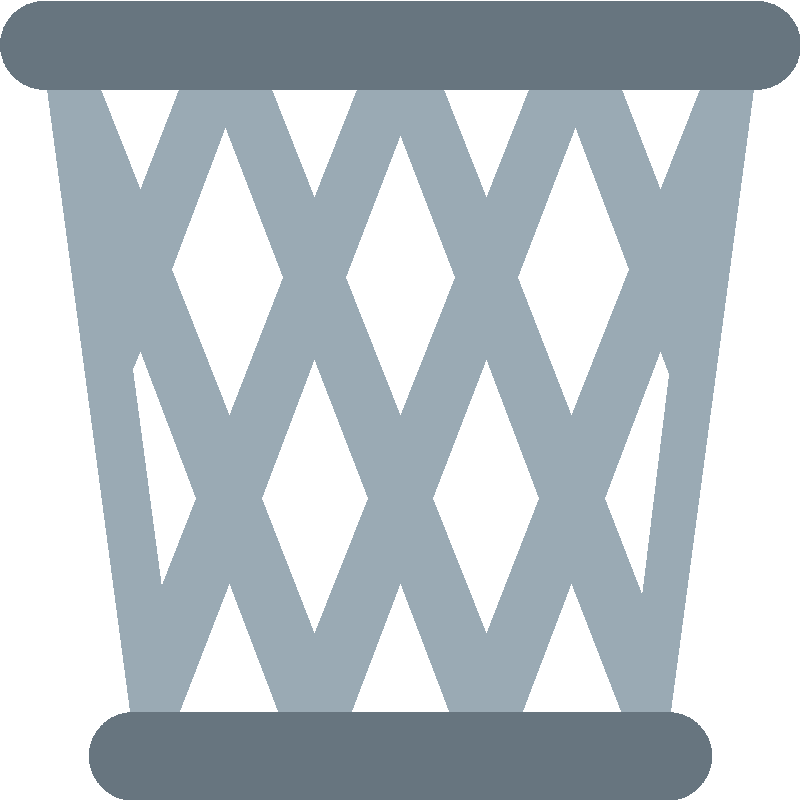 Sticker Wastebasket