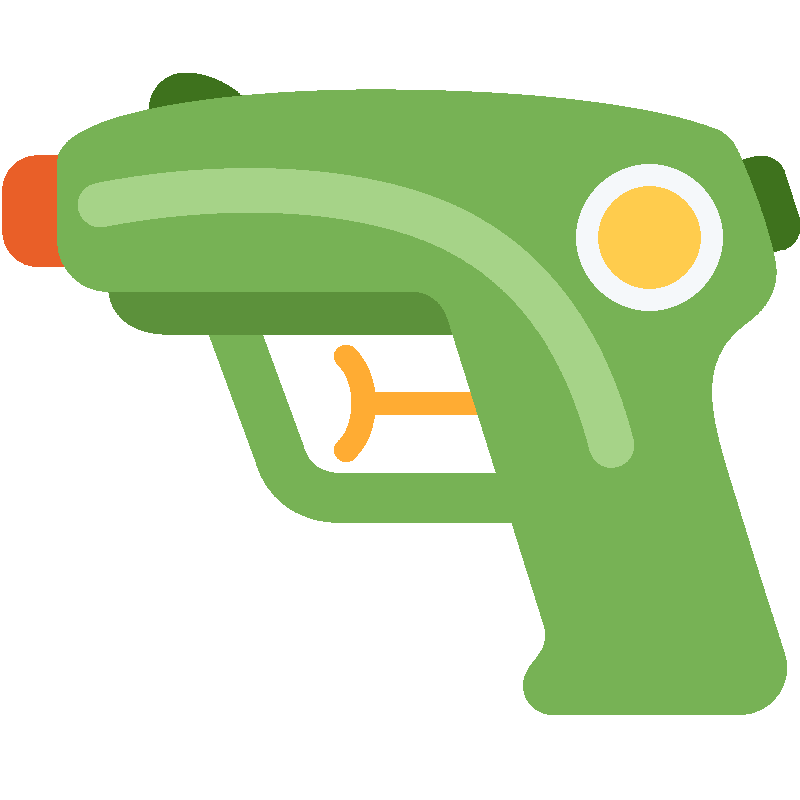 Sticker Water Pistol