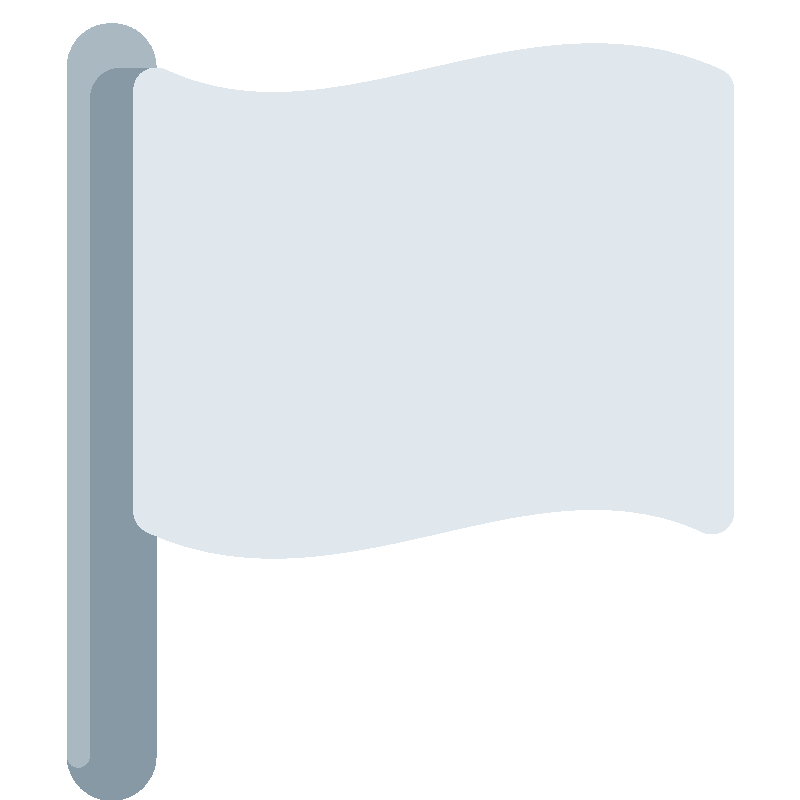 Sticker White Flag