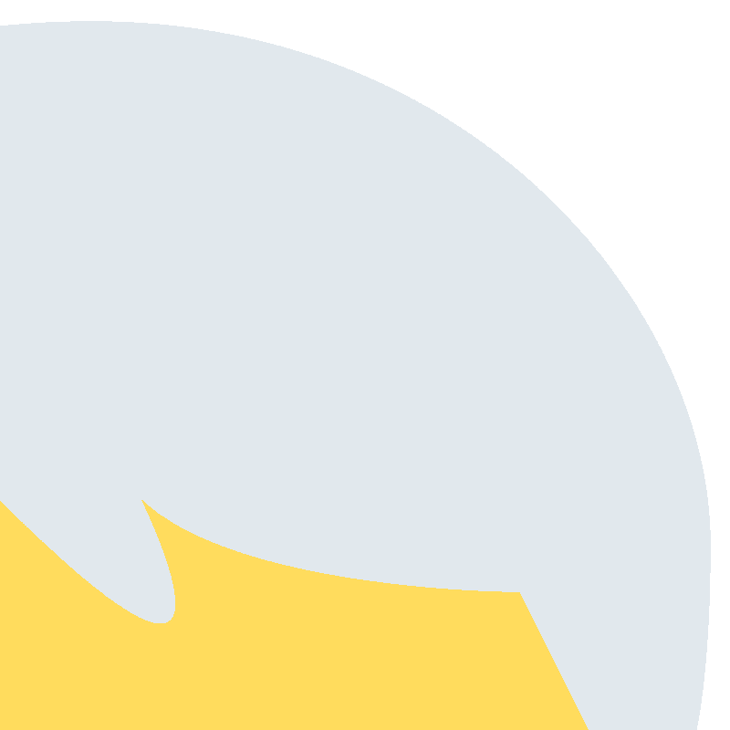 Sticker White Hair