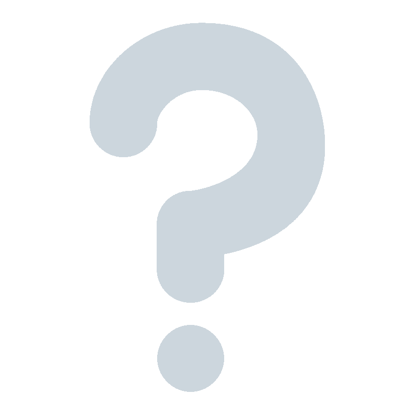 Sticker White Question Mark