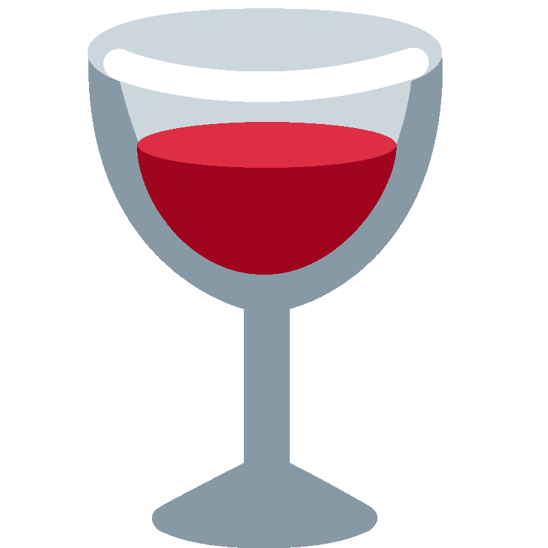 Sticker Wine Glass