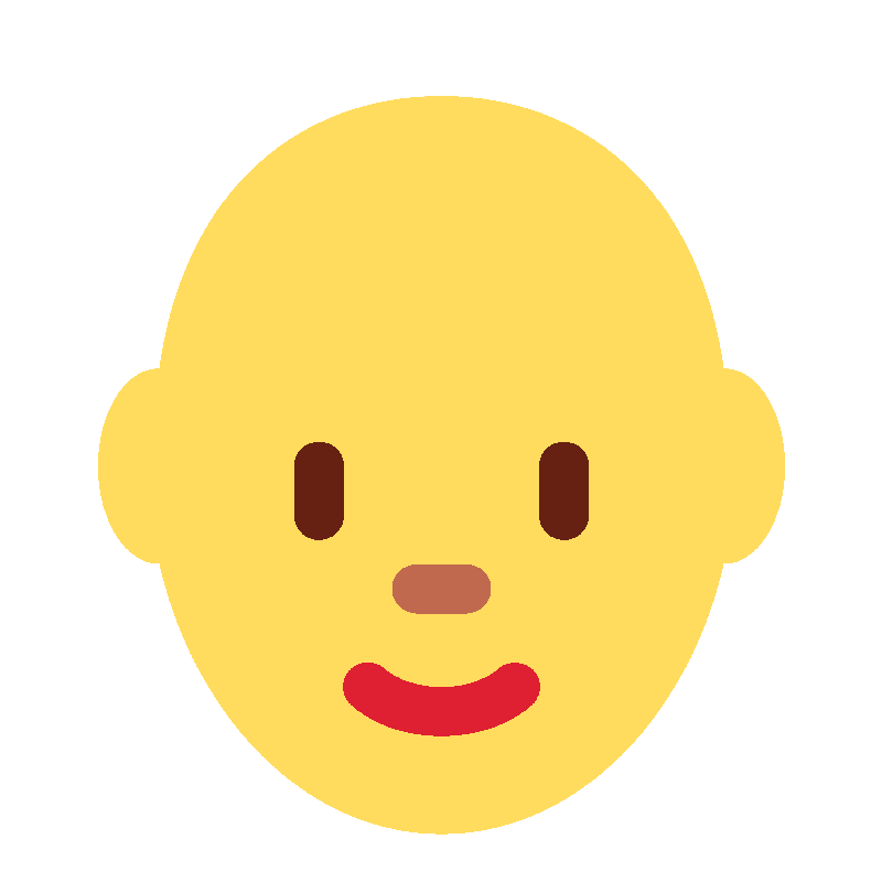 Sticker Woman: Bald