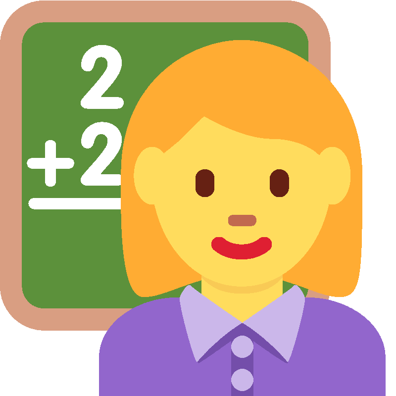 Sticker Woman Teacher