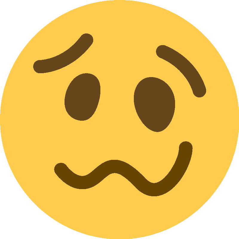 Sticker Woozy Face