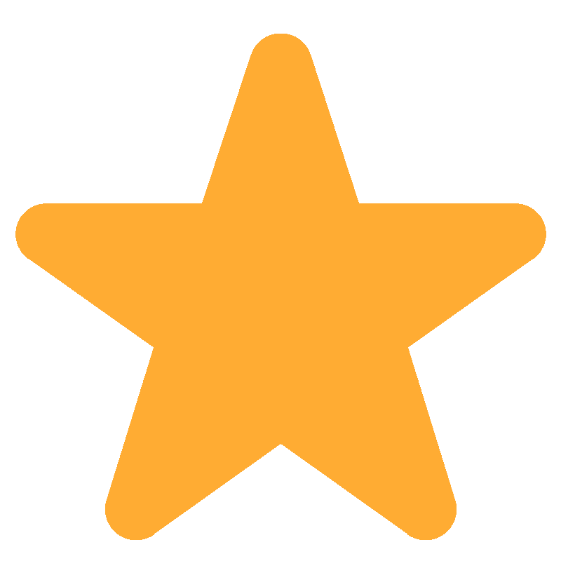 Sticker Yellow Star
