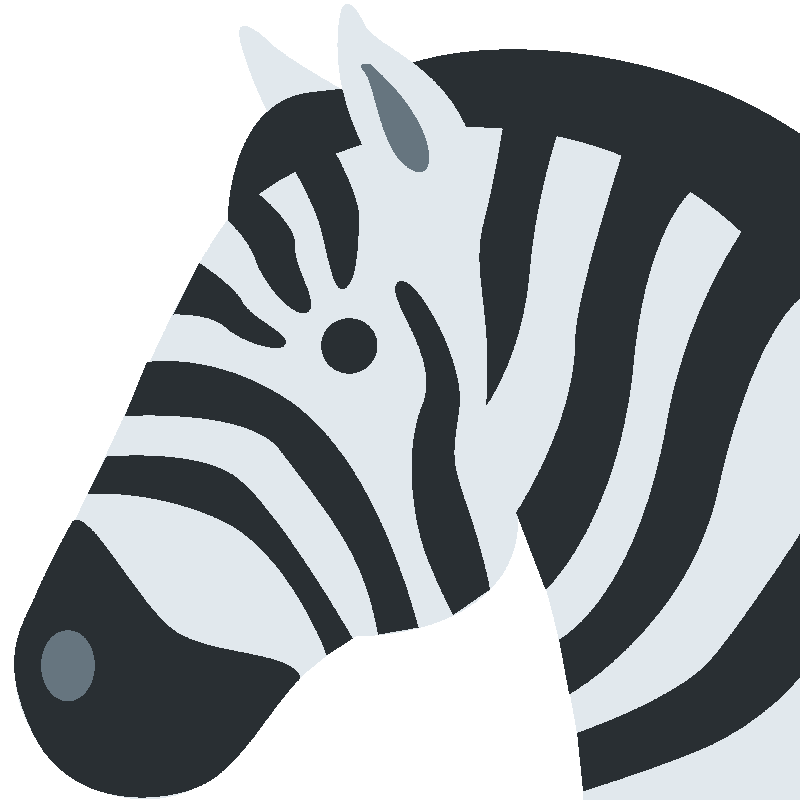 Sticker Zebra